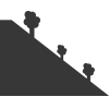 Terrains pentus