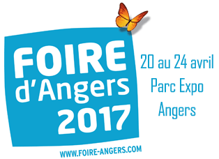PRÉSENTS À LA FOIRE D’ANGERS 20 AU 24 AVRIL 2017