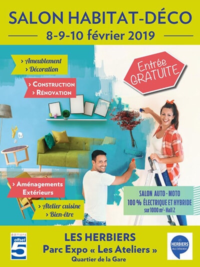 Affiche salon Habitat Déco les Herbiers