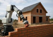 Le robot maçon qui promettait une maison en deux jours peine encore à trouver sa place Le robot maçon qui promettait une maison en deux jours peine encore à trouver sa place